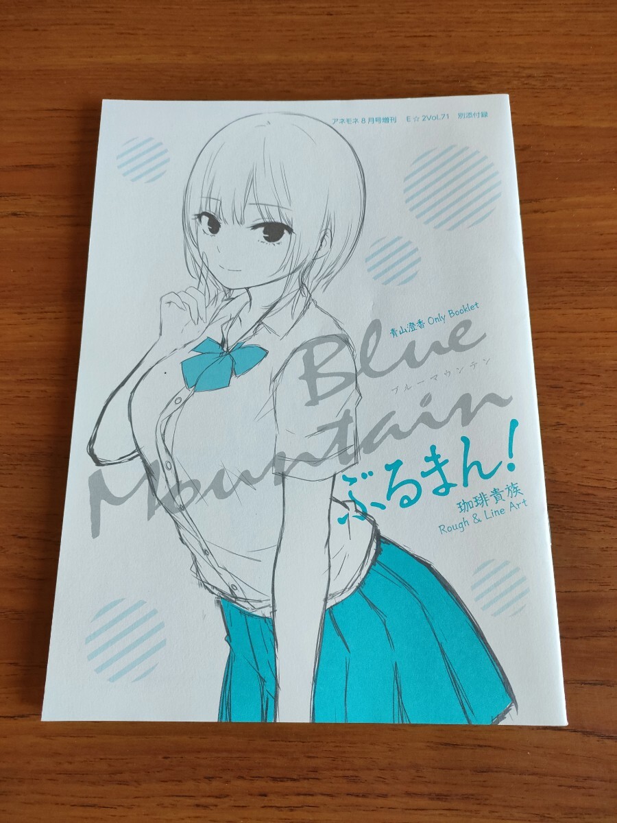 未使用 アネモネ 8月号増刊 付録 ブックレット 珈琲貴族 青山澄香 ぶるまん! anemone Appendix Booklet Blue Mountain Sumika Aoyama拍卖