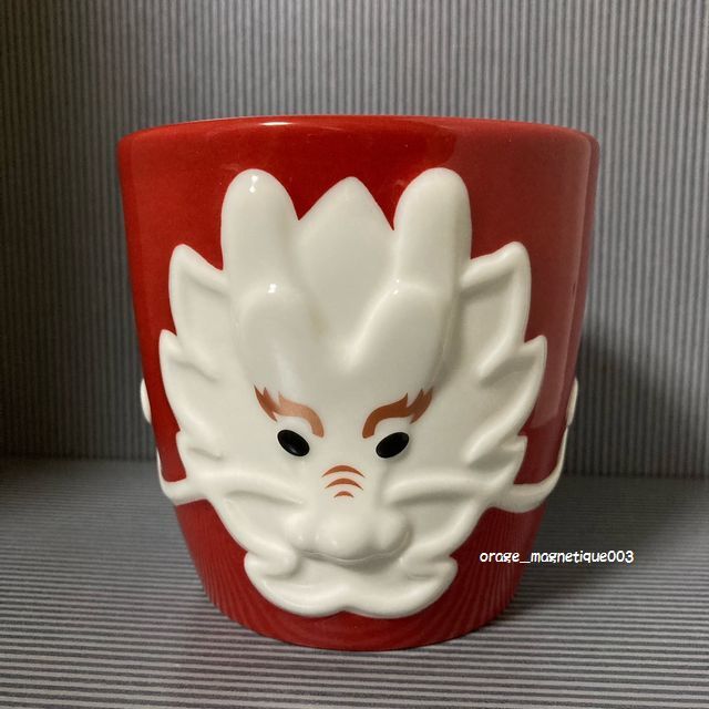 未使用 スターバックス 干支 マグ 辰年 龍 2012 starbucks スタバ ニューイヤー 2012年 ドラゴンハンドル new year mug拍卖