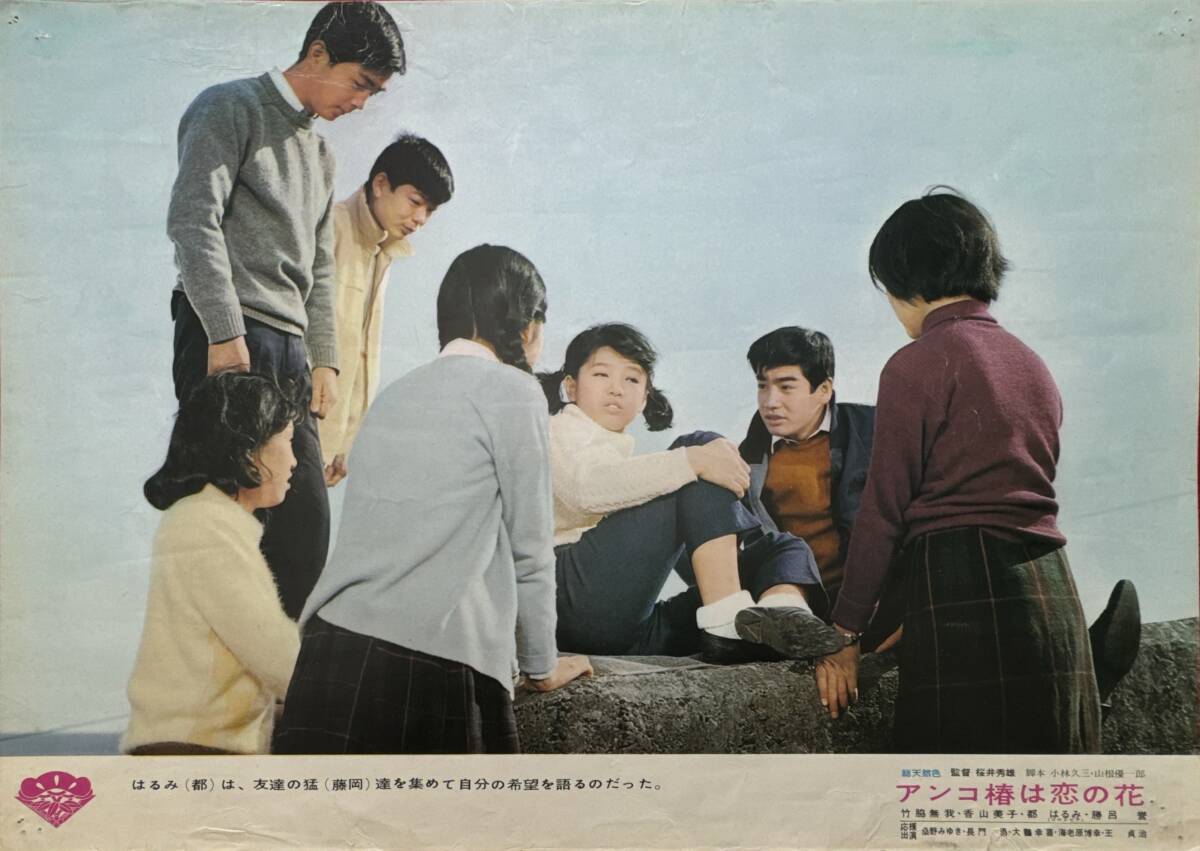 ly02518『アンコ椿は恋の花』ロビーカード 桜井秀雄 香山美子 都はるみ 勝呂誉 竹脇無我 大辻伺郎 藤岡弘拍卖