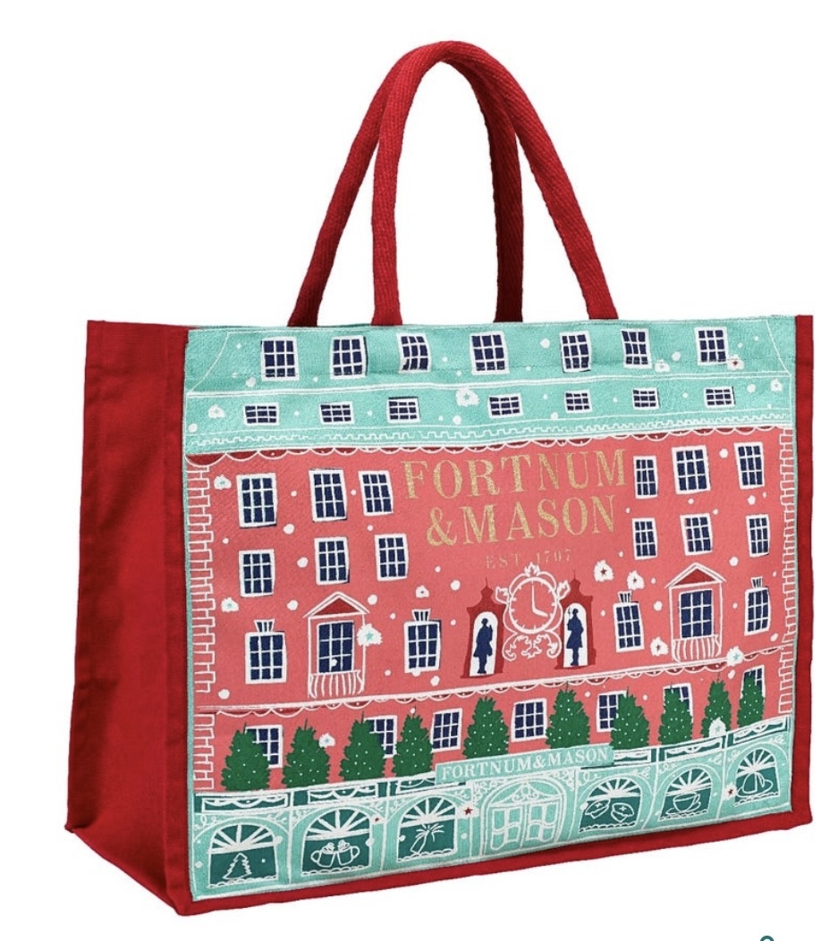 フォートナム&メイソン クリスマス限定 ピカデリー トートバッグ エコバッグ 英国拍卖