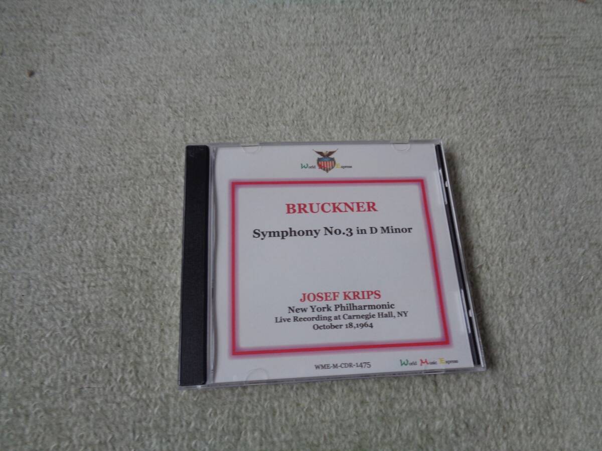 即♪WE:クリップス&NYPのブルックナー:交響曲第3番「ワーグナー」(^^♪拍卖