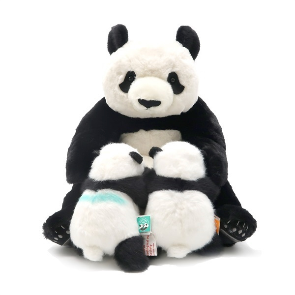 上野動物園【暁暁&蕾蕾 3歳記念商品】ぬいぐるみ 真真&暁暁&蕾蕾 3rd 双子パンダ シャオシャオ レイレイ シンシン シャンシャン拍卖