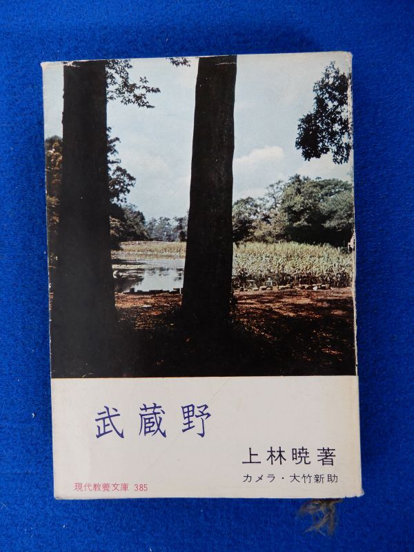 2▼ 武蔵野 上林暁,大竹新助 / 現代教養文庫 昭和37年,初版,カバー付拍卖