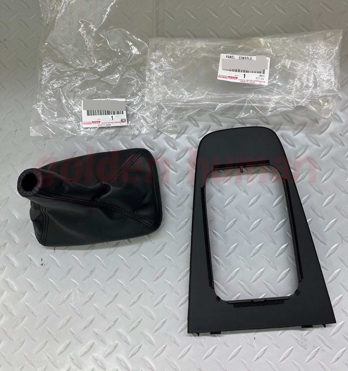 ■新品■トヨタ純正 SW20 MR2 SW21 センターコンソール シフトブーツ&パネル ベゼルカバー トリム拍卖