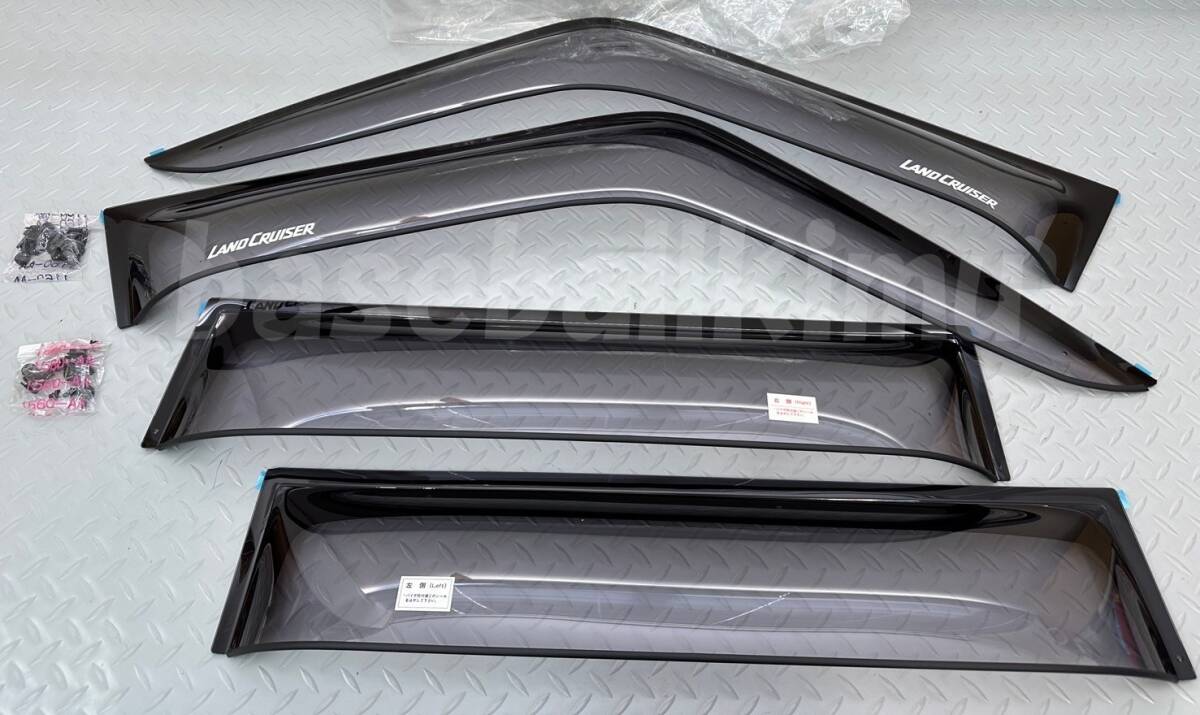 ■新品■トヨタ 純正品 ランドクルーザー70 GRJ79K GRJ76K RV ワイドサイドウインドウ バイザーセット拍卖