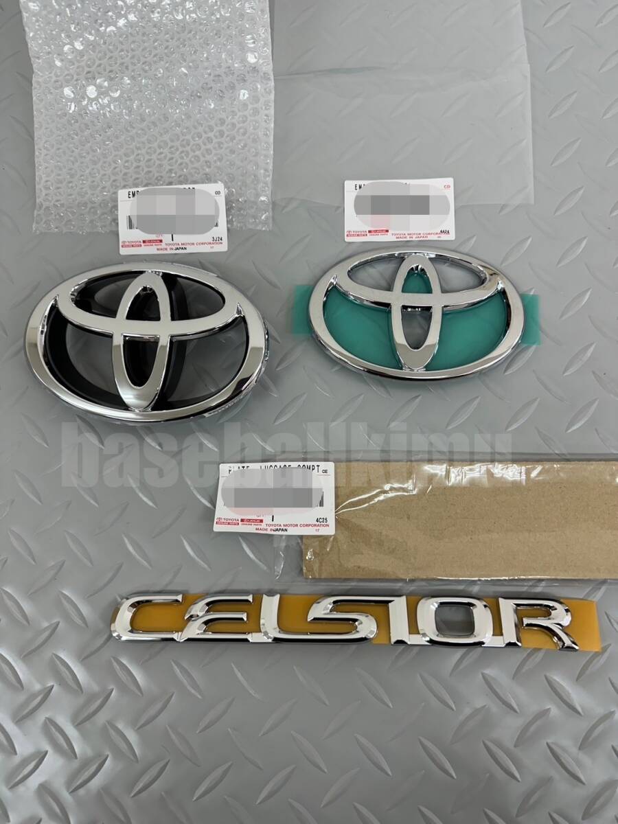 ■新品未使用品■トヨタ純正 UCF31 30系 セルシオ 後期 TOYOTA シルバーエンブレム 3点セット拍卖