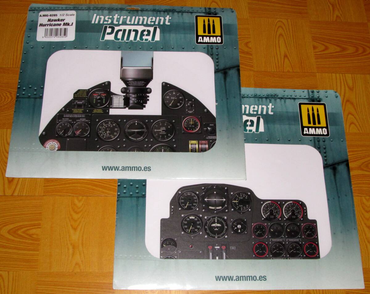 ■即決 AMMO 1/2 インパネ 【ホーカー ハリケーンMk.I】&【メッサーシュミット Me262A-1】拍卖