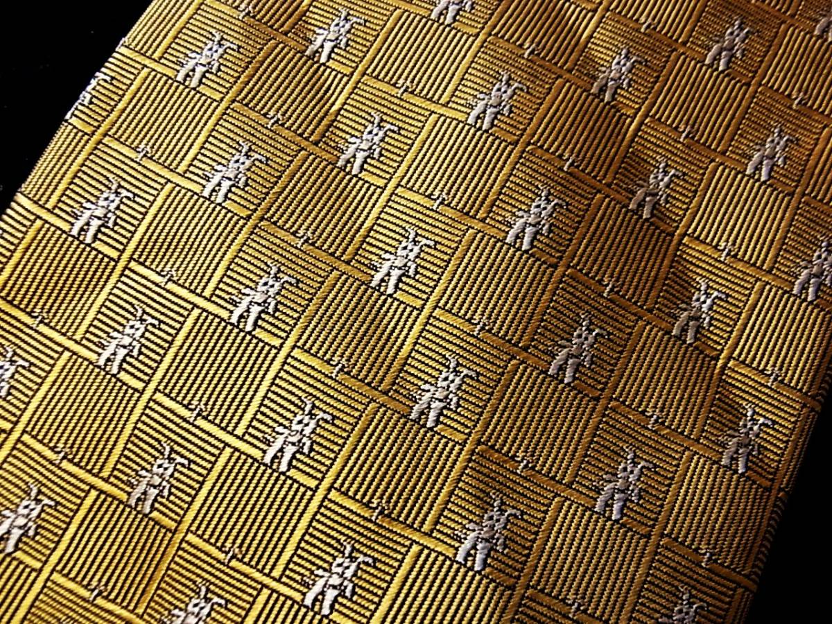 ☆♪★LA2074美品【兎・ウサギ・動物】刺繍♪ネクタイ★拍卖