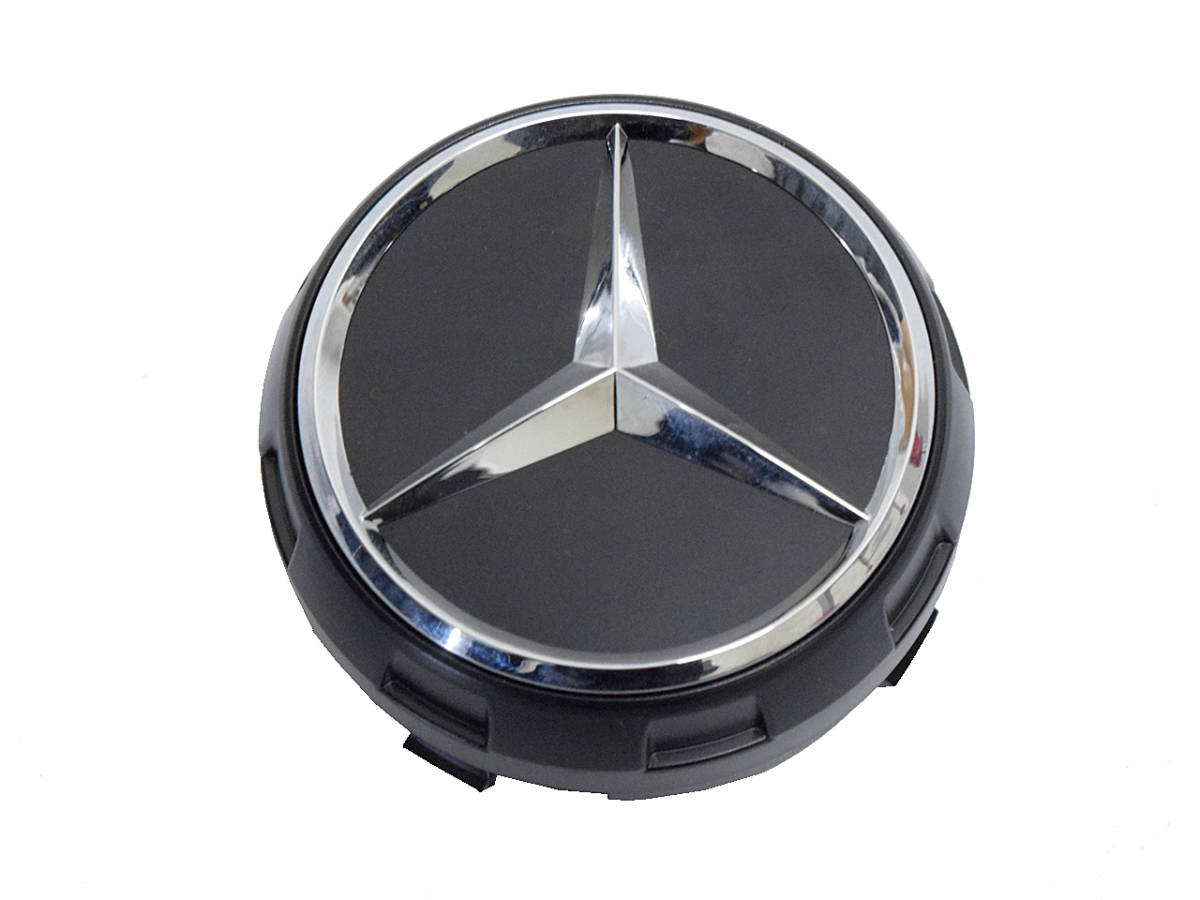明日着 純正品 センター キャップ ブラック 74mm W176 1個 アルミ ホイール メルセデス ベンツ 国内発送 部品 カスタム 足回り 補修拍卖