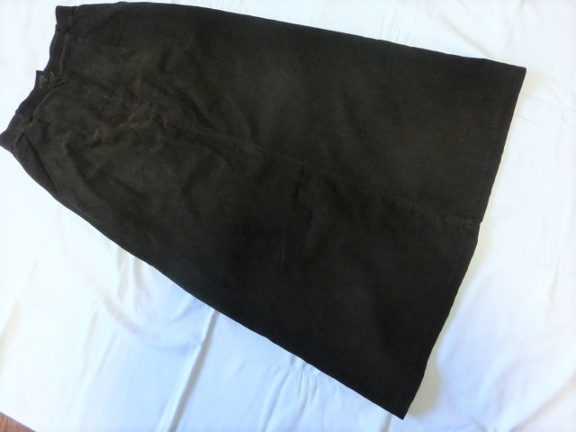 美品◆McGREGOR マクレガー コーデュロイ ロングスカート 茶色 裏地付き◆拍卖