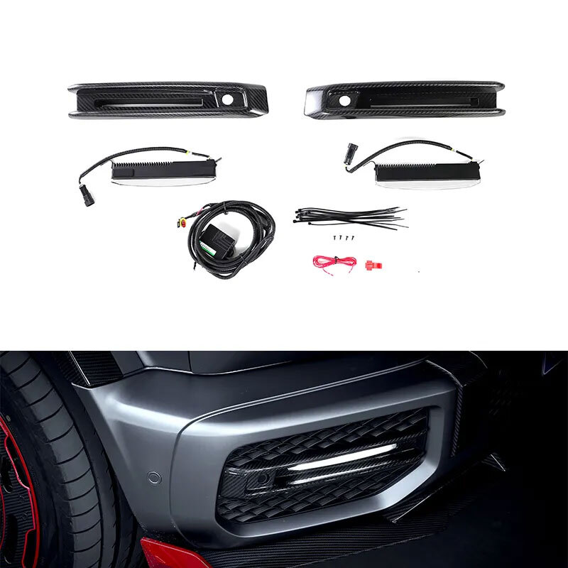 Mercedes Benz W463a W464 ゲレンデ Gクラス フォグライトフレーム カーボン製 外装 カスタム パーツ メルセデス ベンツ拍卖