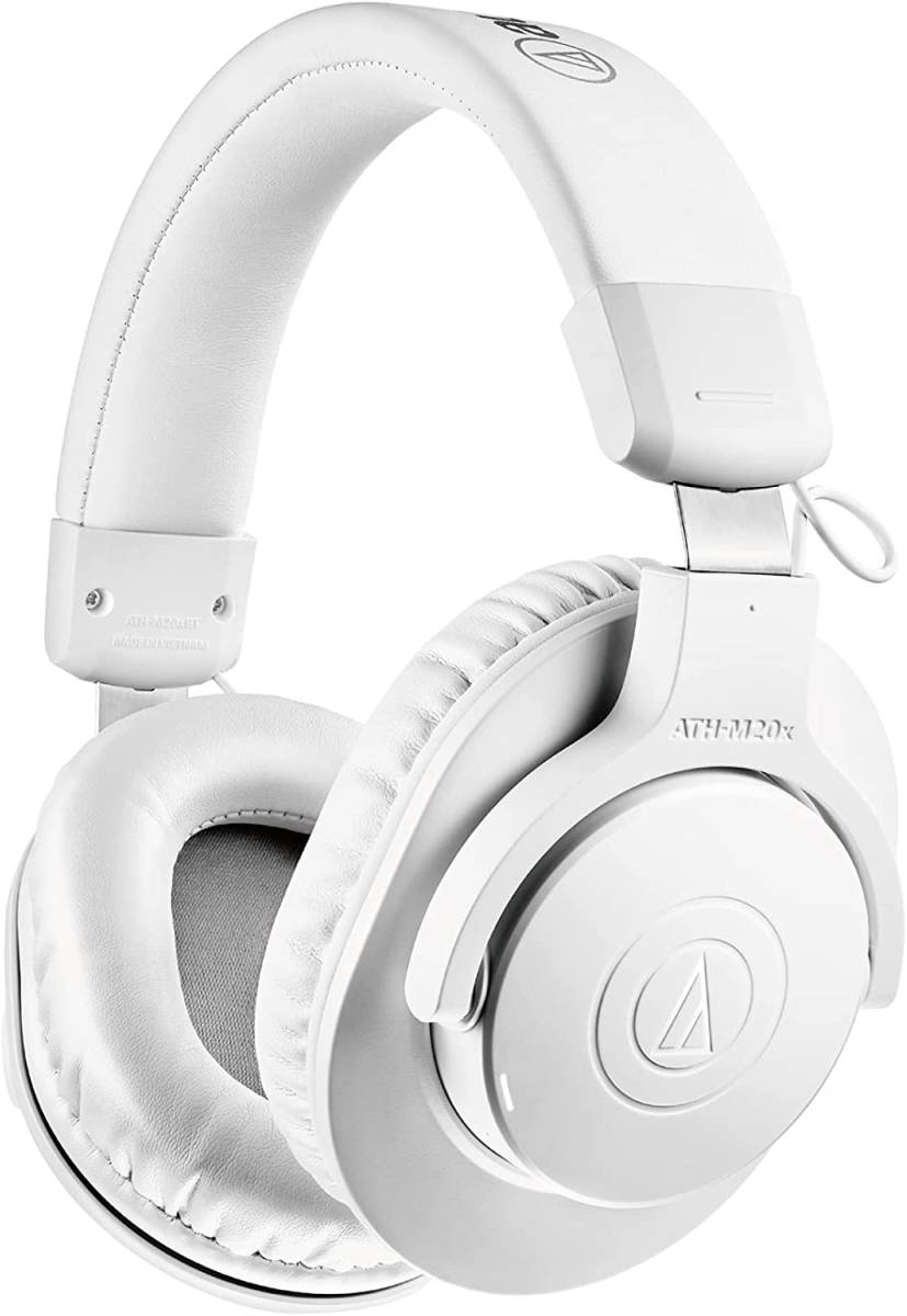【新品】オーディオテクニカ ATH-M20xBT WH ホワイト ワイヤレスヘッドホン Bluetooth5 マルチポイント対応 マルチ接続 軽量 低遅延 有線可拍卖
