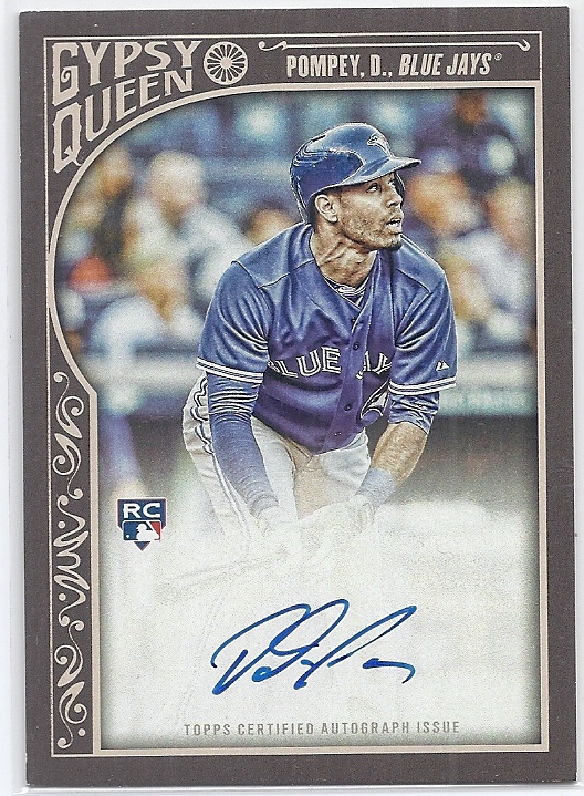2015 Topps Gypsy Queen Dalton Pompey Auto拍卖