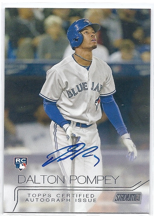 2015 Topps Stadium Club Dalton Pompey Auto拍卖