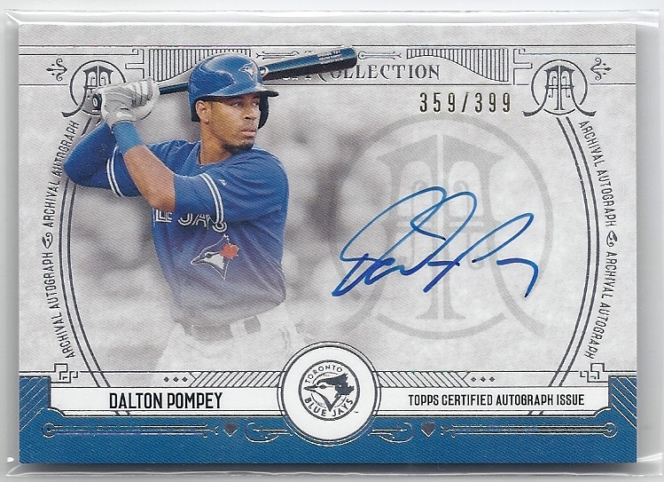 2015 Topps Museum Collection Dalton Pompey Auto /399拍卖