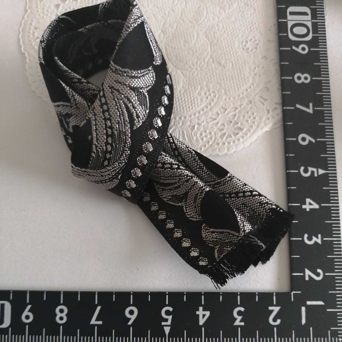 tia*゜☆ドール用 マフラー ストール シック モノトーン バービー ジェニー momoko タミーちゃん TBleague 1/6ドール ゴシック拍卖