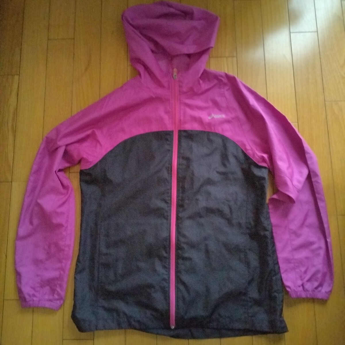 asics アシックス ウィンドブレーカー パーカー レディースLL 軽量速乾拍卖