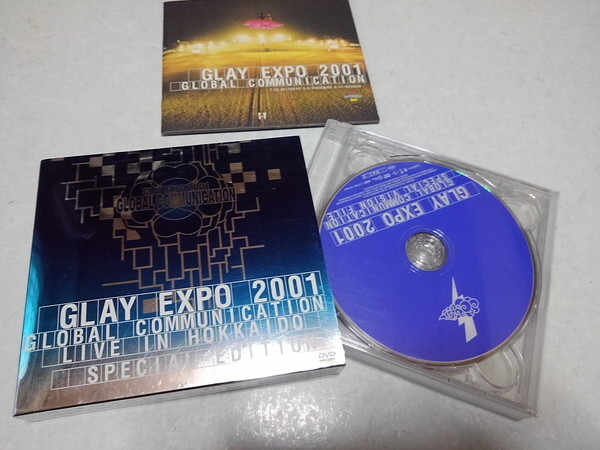 〇 GLAY グレイ DVD♪盤面美品 【 EXPO 2001 GLOBAL COMMUNICATION LIVE IN HOKKAIDO SPECIAL EDITION 】拍卖