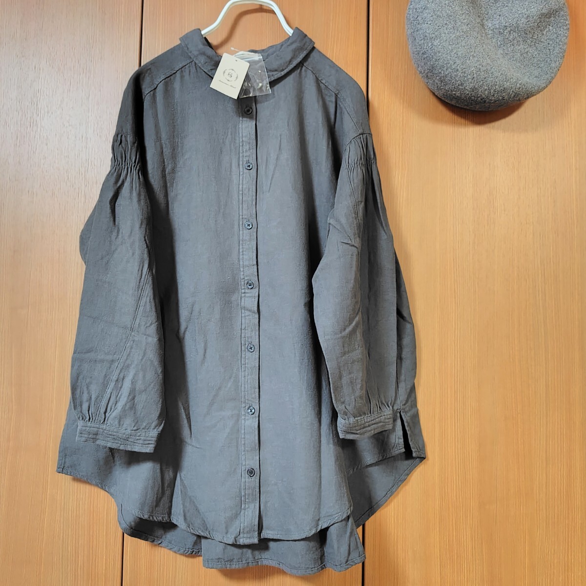SM2 コットンリネン袖シャーリングシャツチュニック 新品 サマンサモスモス拍卖
