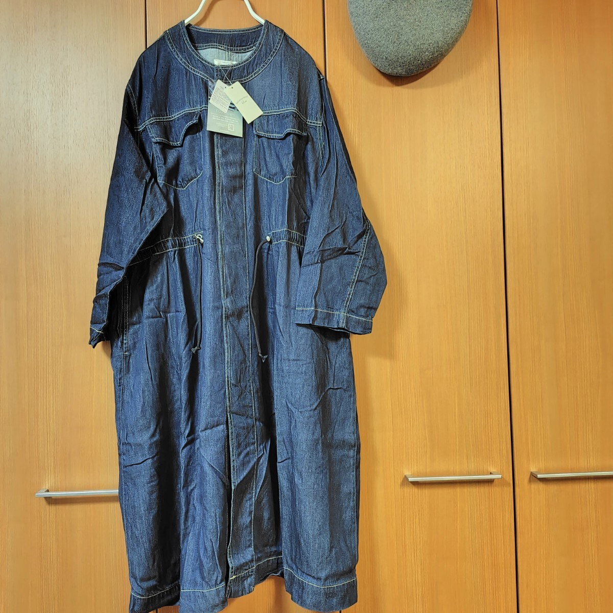SM2 blue ECO DENIMEロングコート 新品 サマンサモスモスブルー エコデニム拍卖