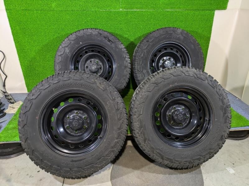 YOKOHAMA ジオランダー X-AT タイヤ ホイール 4本 LT265/65R17 120/117Q 10PR 20年製造 Alloywheel & Tyre LT265/65R17 ID:3076拍卖