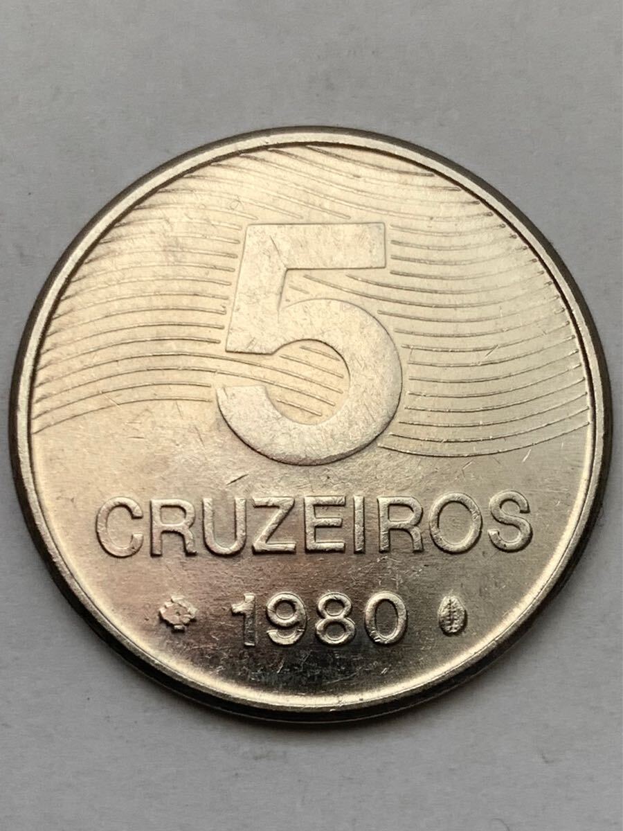 海外コイン ブラジル 5クルゼイロ 1980年拍卖