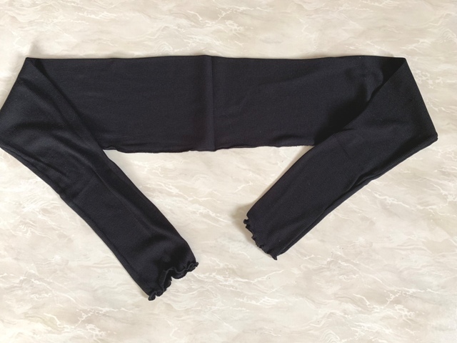 バレエ シュラグ/アームウォーマー 黒 M拍卖