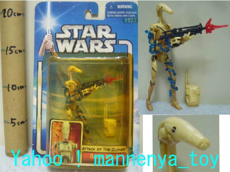 スターウォーズ/バトル・ドロイド/パワー・オブ・ザ・ジュダイ/ベーシックフィギュア/備品付/ハズブロ/2002年産/外装難有★新品 拍卖