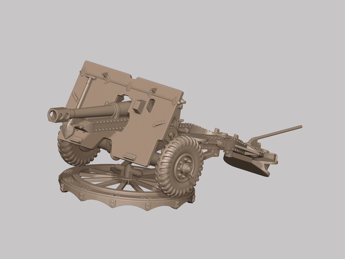 1/144レジンキット 未塗装 WWⅡ イギリス軍 QF 25ポンド砲 野戦砲 ワールドタンクミュージアム【同梱可能】230415拍卖