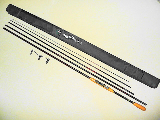 ≪Daiwa≫【夢幻工房 グレ 中硬調 54】究極の並継本革ベースボールステッチグリップ!未使用!希少グレ!沖縄~北海道送料無料!拍卖
