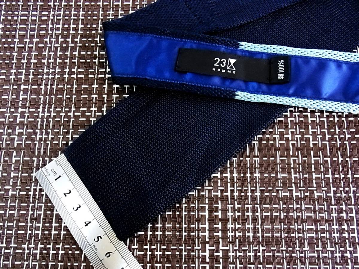 ・ω・ ☆SALE☆4936☆【ニットタイ】【23区】(オンワード)ネクタイ拍卖