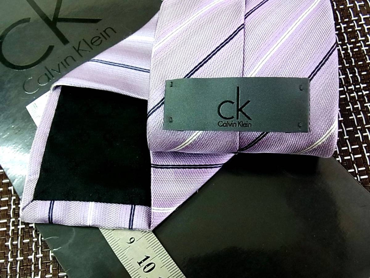・ω・ ☆SALE☆4962☆【Ck】カルバンクライン 中細 ネクタイ拍卖