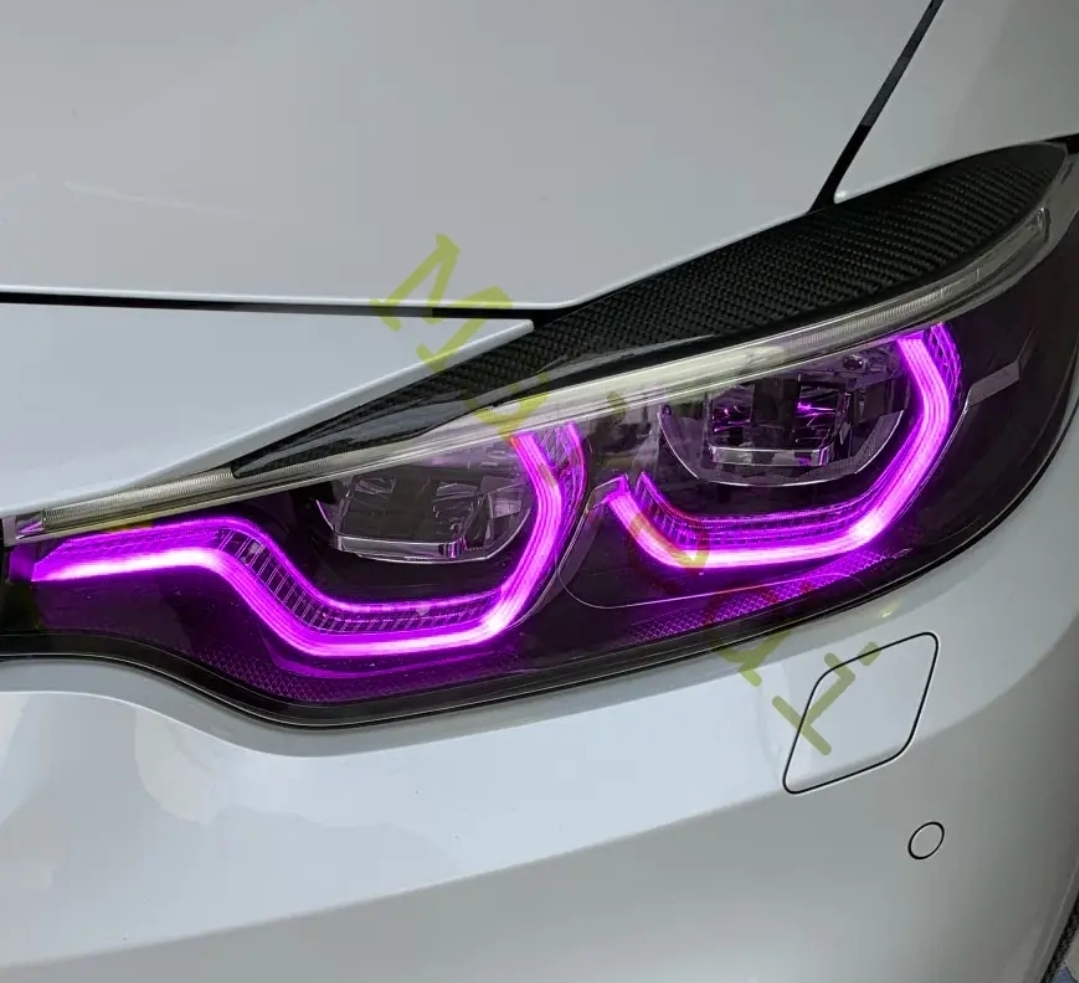 ③【送料無料】新品 紫 BMW パープル ディライト F80 M3 F32F82 M4 F36 LED ヘッドライト用マルチカラーディライト 交換用拍卖