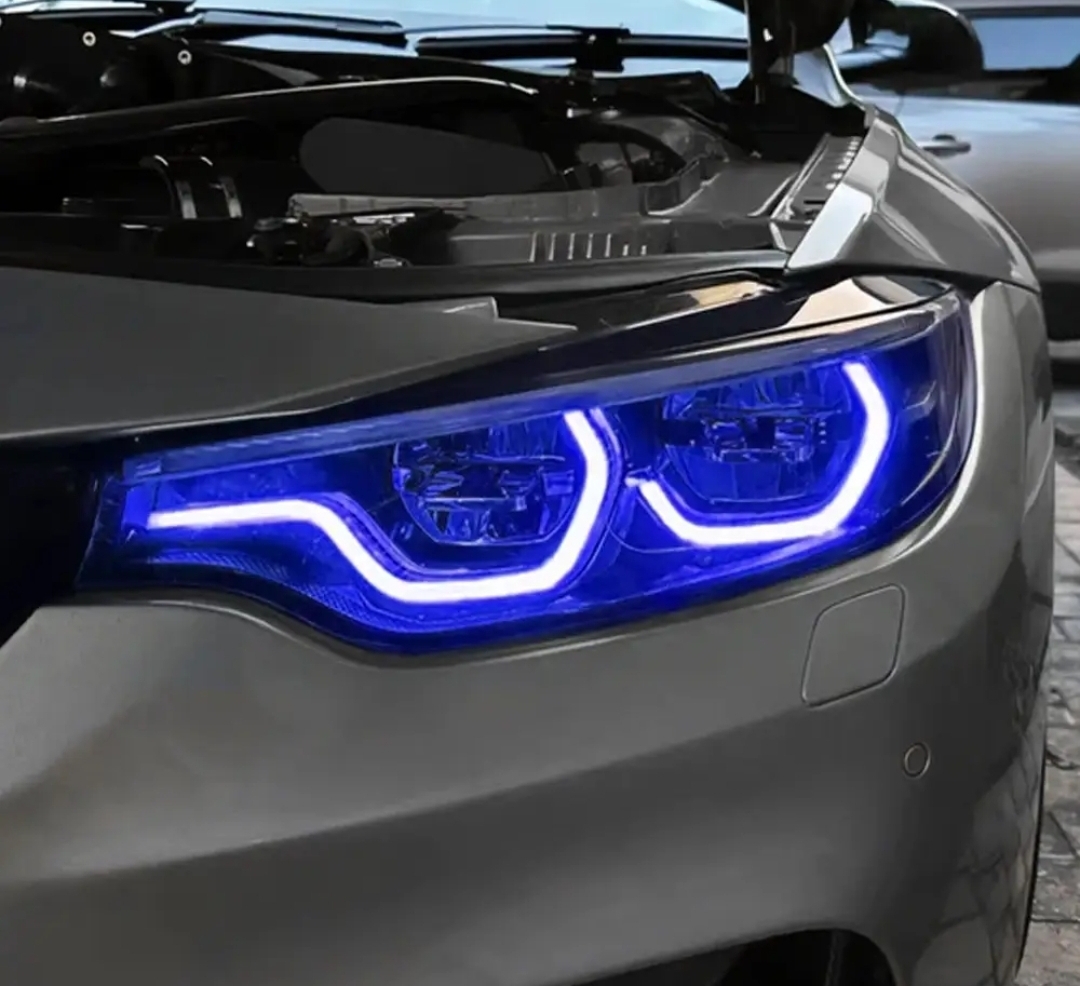 ①【送料無料】新品 BMW ブルー ディライト F80 M3 F32F82 M4 F36 LED ヘッドライト用マルチカラーディライト 交換用拍卖