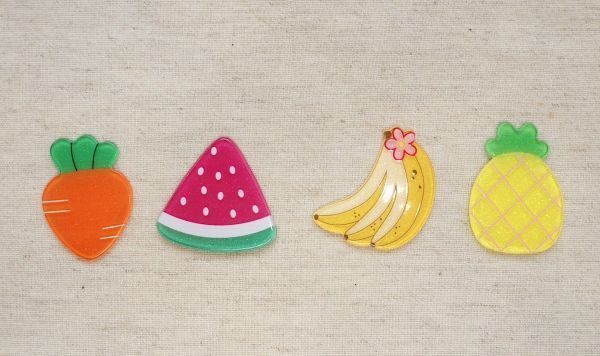 即決! 1個お選びください☆ フルーツ ビックカボション デコパーツ ☆アクリルパーツ拍卖