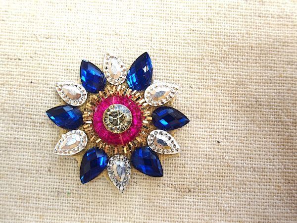 1個 オリエンタル ワッペン エスニック モチーフ ★ アラビアン インド 手芸 衣装拍卖