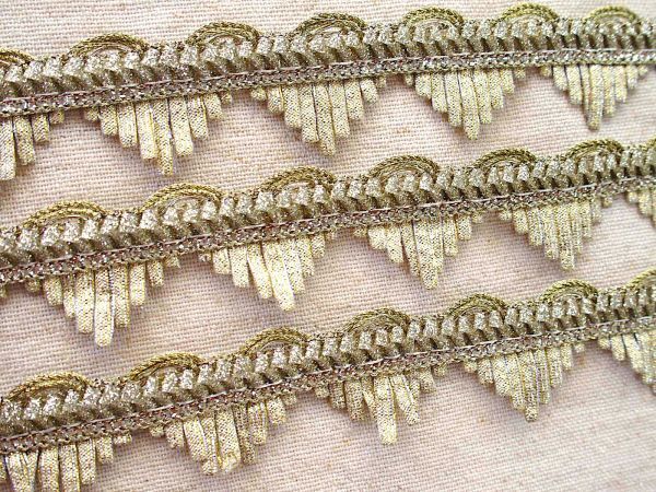 即決 ! 0.5m フリンジブレード ゴールド ☆タッセル テープ エスニック ハンドメイド 手芸資材拍卖
