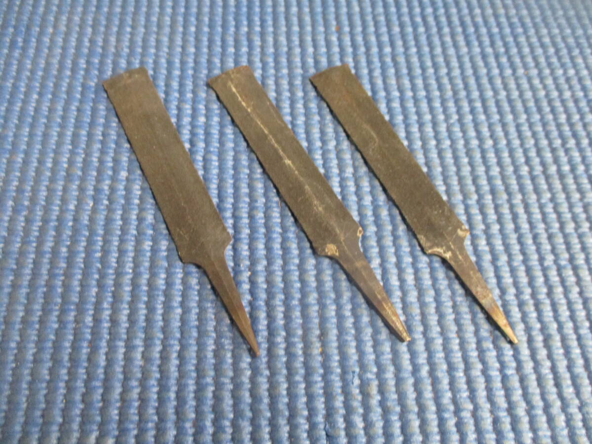 目立てやすり すり込みやすり サイズ63mm(全長92mm) 3ケで¥1000 送料¥185拍卖