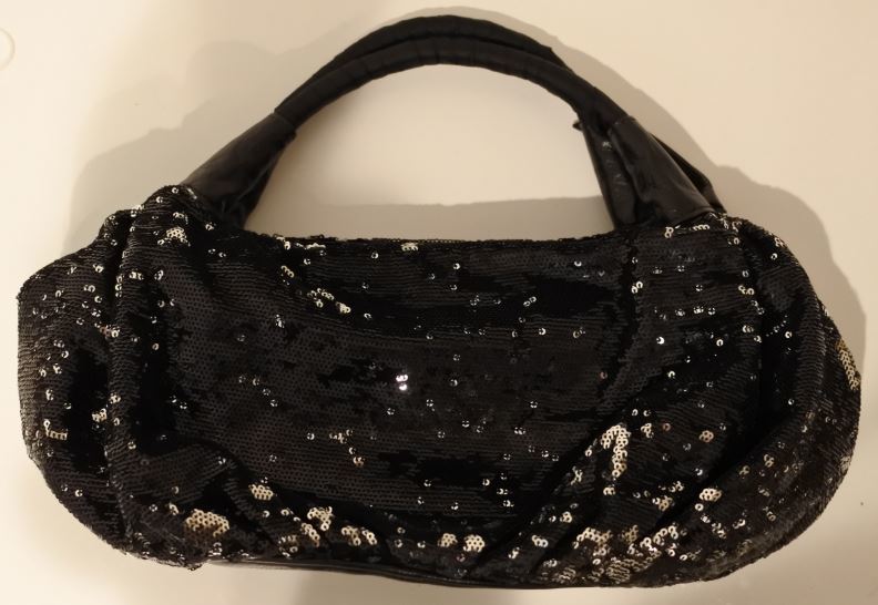 BARNEYS NEWYORK バーニーズ ニューヨーク バッグ トートバッグ スパンコール ブラック ymdnrk k2h1109拍卖