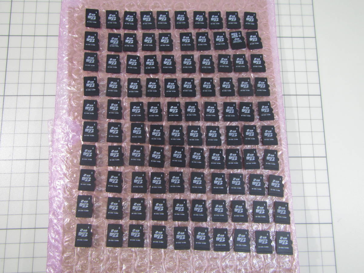 T02G100★☆ TOSHIBA 東芝 SA02G マイクロSDカード microSD 2G (100枚) SD-C02G 送料:185円~ ☆★拍卖