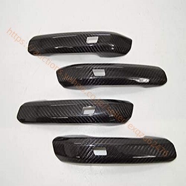 アウディ A5 S5 スポーツバック F5系 Q5 SQ5 Sライン リアル ブラックカーボン ドアハンドルカバー ドア ノブ 10006468拍卖