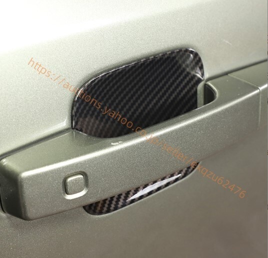 ランドローバー ディフェンダー 90 90S 90SE 90HSE カーボン調 カーボンルック ドアハンドルカバー インナー ドア 10005419拍卖