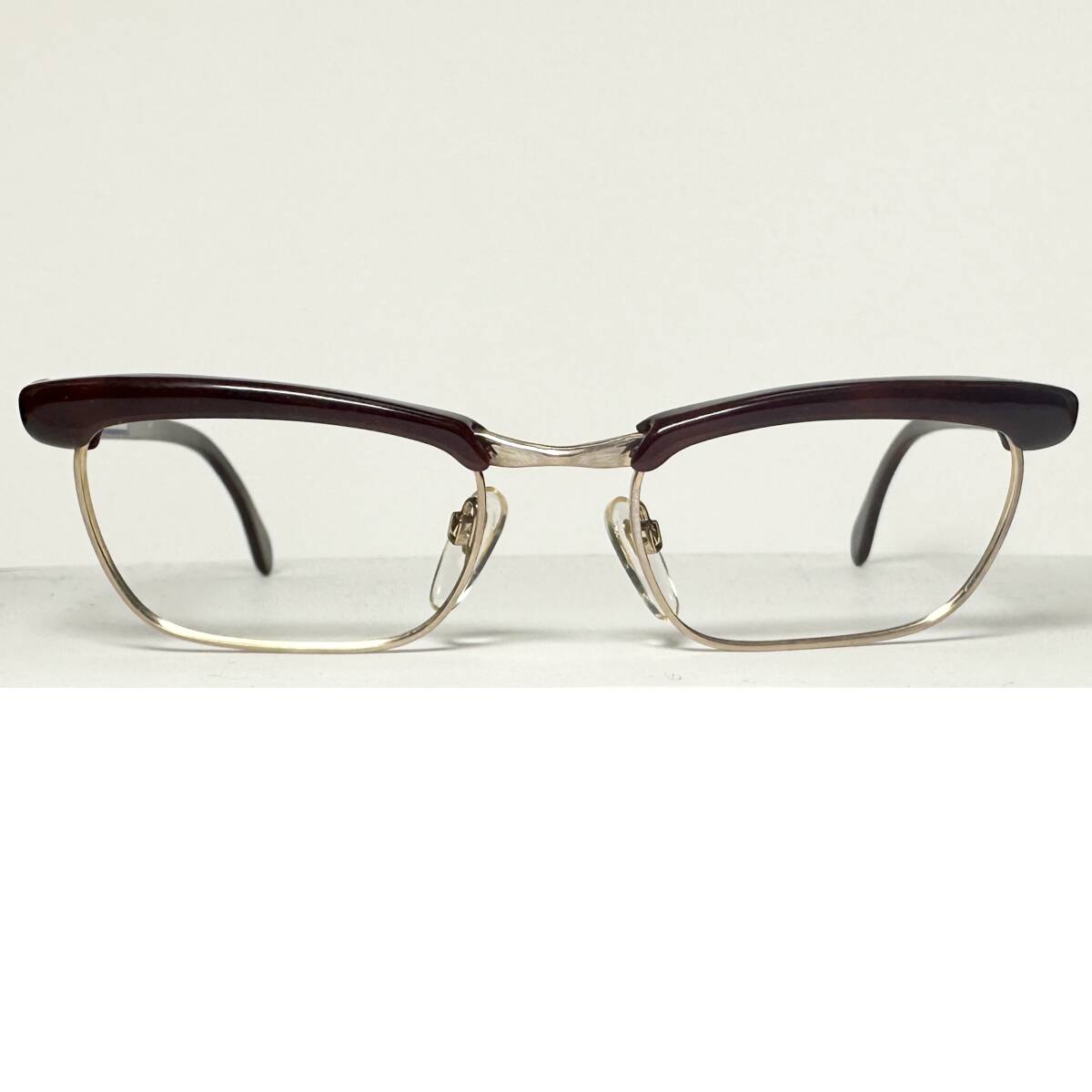 Rodenstock BETTINA 12KGF 金張 1970年代 未使用ビンテージ品 メガネ ローデンストック ベッティーナ 茶色拍卖