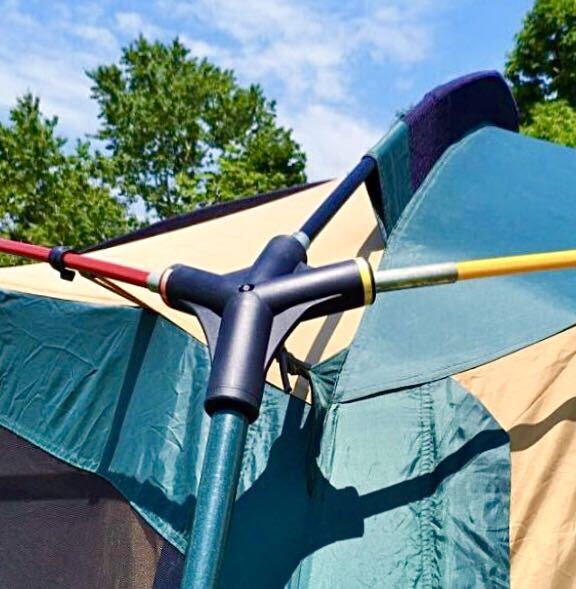 【管A】Coleman コールマン ラウンドスクリーン 400EX 320EX テント 補修パーツ 三叉ジョイントパーツ拍卖