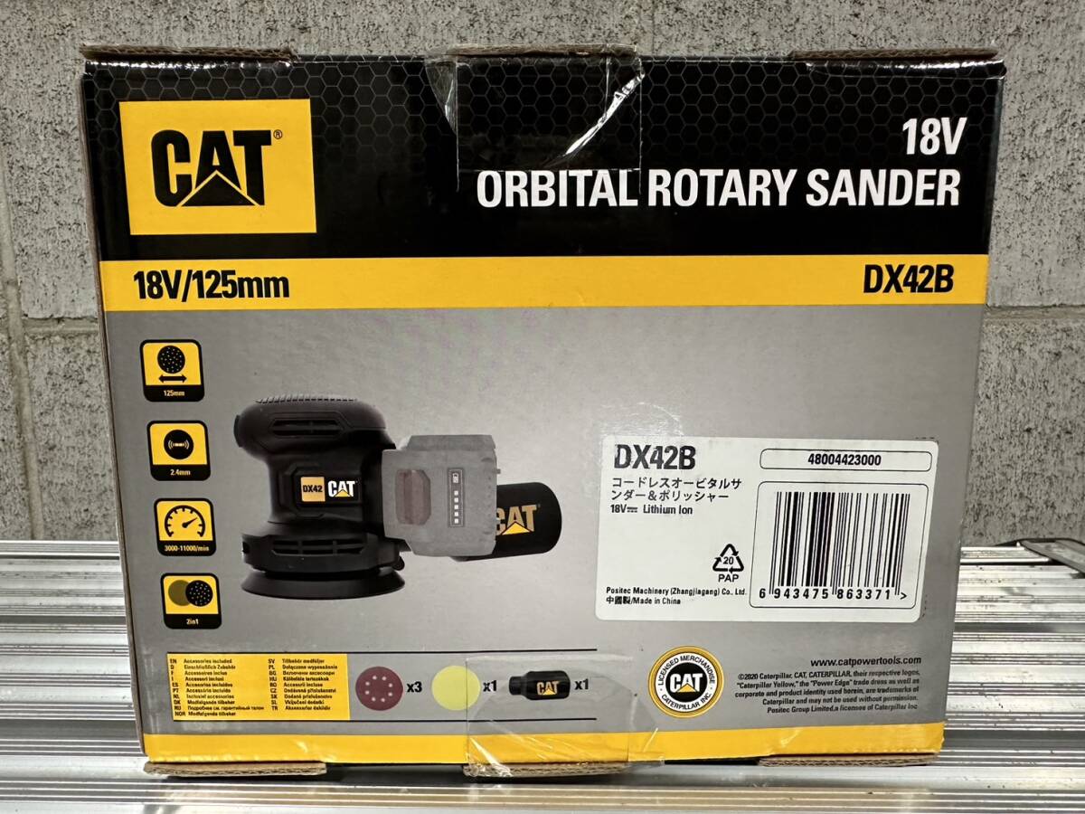 新品 未使用 CAT(キャット)DX42B 18V 電動サンダー 充電式 コードレス 本体のみ(マキタ 検索用)拍卖