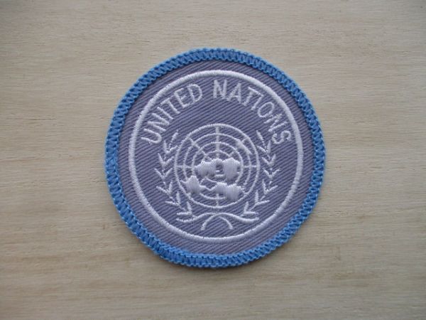 【送料無料】国際連合 UN パッチ ワッペン/ U.N.国連記章FLAG国連PATCH国際連合平和維持活動PKO記章 自衛隊United Nations国連旗 M18拍卖