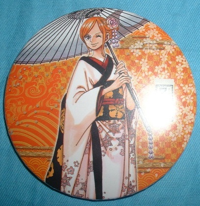 ワンピース 歌舞伎 麦わらの一味 缶バッジ ナミ拍卖