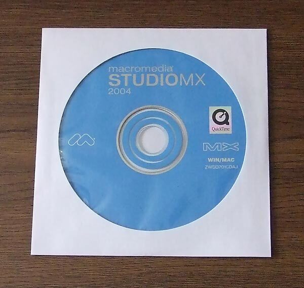 Macromedia STUDIO MX 2004 日本語版 Win/Mac ディスクのみ拍卖