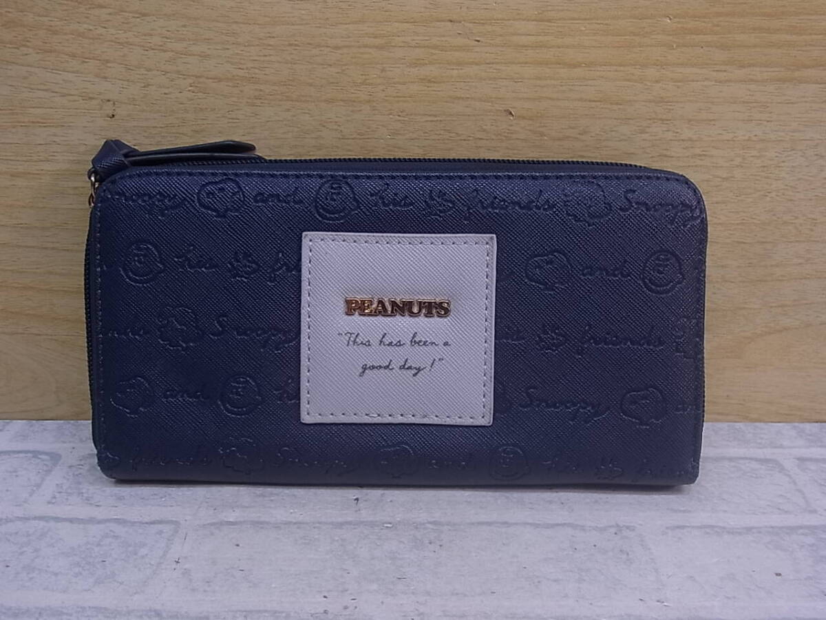 △I/627●ピーナッツ PEANUT☆スヌーピー SNOOPY☆長財布☆中古品拍卖