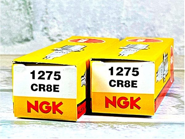 NGK CR8E (1275) 2個セット 新品 送料込 ヒョースン RT125D ('09~) 適合拍卖